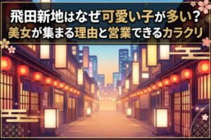 飛田新地はなぜ可愛い子が多い？美女が集まる理由と営業できるカラクリ