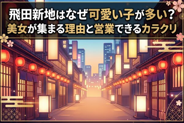 飛田新地はなぜ可愛い子が多い？美女が集まる理由と営業できるカラクリ
